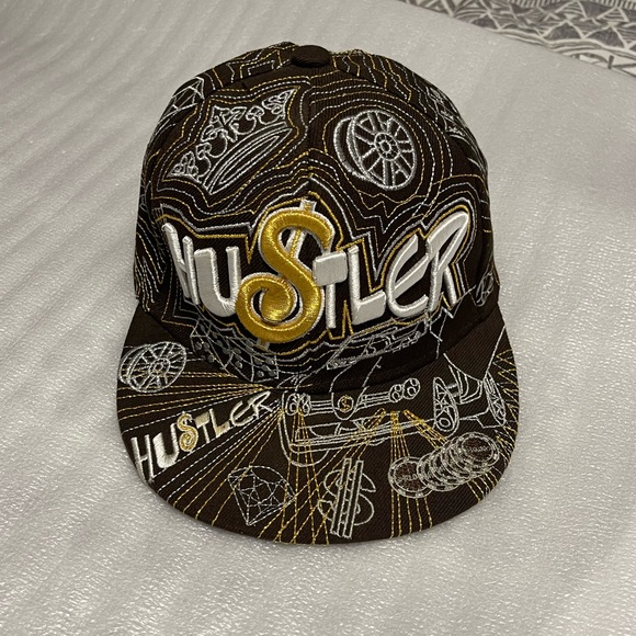 Detailed Brown City Hunter Hustler Cap - Size Medium HU$TLER - Picture 6 of 17